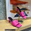 Versace Heel 7cm La Medusa Mid-Heel Mules Fuchsia 2022