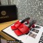 Versace Heel 7cm La Medusa Mid-Heel Mules Red 2022