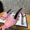 Versace Heel 7cm La Medusa Mid-Heel Mules Pink 2022