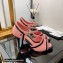 Chanel Heel 8.5cm Lambskin and Patent Calfskin Open Shoes Sandals G38841 Pink 2022