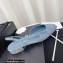 Chanel Heel 1.5cm Logo Print Denim Slingbacks G31319 Light Blue 2022