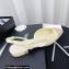 Chanel Heel 1.5cm Pattern Slingbacks G31319 Light Yellow 2022