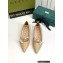 Gucci Ballet Flats with 'GUCCI' 674772 Leather Nude 2022