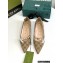 Gucci Ballet Flats with 'GUCCI' 674772 GG Canvas Beige 2022