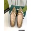 Gucci Ballet Flats with 'GUCCI' 674772 GG Canvas Beige 2022