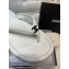 Chanel CC Logo Thong Sandals Mules White 2022