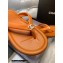 Chanel CC Logo Thong Sandals Mules Caramel 2022