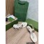 Gucci Heel 3.5cm Leather Double G Thong Sandals 674840 White 2022