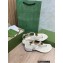 Gucci Heel 3.5cm Leather Double G Thong Sandals 674840 White 2022