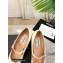 Chanel Heel 6cm Grosgrain Wedge Open Shoes G38733 Patent White 2022