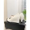 Chanel Heel 6cm Grosgrain Wedge Open Shoes G38733 Tweed White 2022