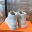 Hermes Kelly buckle Calfskin Daydream High-top Sneakers White 2022