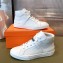 Hermes Kelly buckle Calfskin Daydream High-top Sneakers White 2022
