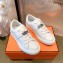 Hermes Kelly buckle Calfskin Day Sneakers White 2022