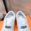 Hermes Kelly buckle Calfskin Day Sneakers White 2022