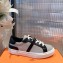 Hermes Kelly buckle perforated Calfskin Day Sneakers Black 2022
