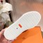Hermes Kelly buckle perforated Calfskin Day Sneakers Black 2022