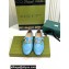 Gucci Horsebit T-bar Leather Loafers Blue 2022