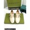 Gucci Horsebit T-bar Leather Loafers White 2022