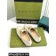 Gucci Horsebit T-bar Leather Loafers White 2022