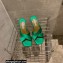Aquazzura Heel 8.5cm Satin Yes Darling Mules Green 2022