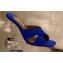 Aquazzura Heel 8.5cm Satin Yes Darling Mules Blue 2022
