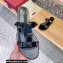 Valentino Roman Stud Flat Slide Sandals With Enameled Studs Black 2022
