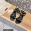 Valentino Roman Stud Flat Sandals With Enameled Studs Black 2022