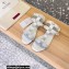 Valentino Roman Stud Flat Sandals With Enameled Studs White 2022