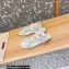 Valentino Roman Stud Flat Sandals With Enameled Studs White 2022