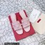 Valentino Heel 6.5cm Roman Stud Slide Sandals In Quilted Nappa With Enameled Studs Pink 2022