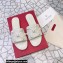Valentino Roman Stud Flat Slide Sandals In Quilted Nappa With Enameled Studs White 2022