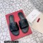 Valentino Roman Stud Flat Slide Sandals In Quilted Nappa With Enameled Studs Black 2022