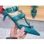 Valentino Heel 4.5cm Roman Stud Pumps With Enameled Studs Green 2022