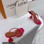 Amina Muaddi Heel 9.5cm Crystals Naima Sandals Satin Fuchsia 2022