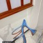 Amina Muaddi Heel 9.5cm Crystals Naima Sandals Satin Blue 2022