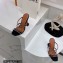 Amina Muaddi Heel 9.5cm Crystals Naima Sandals Satin Black 2022