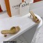 Mach & Mach Star Heel 8.5cm Crystal Embellished Mules Satin Nude 2022
