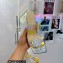 Mach & Mach Heel 9.5cm Rose Flower Mules PVC Rainbow Silver 2022
