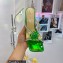 Mach & Mach Heel 9.5cm Crystal and Rose Flower Mules Green 2022