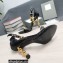 Tom Ford Heel 10.5cm Leather Chain Ankle Strap Sandals Mirror Black 2022