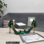 Tom Ford Heel 10.5cm Leather Chain Ankle Strap Sandals Green 2022