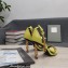 Tom Ford Heel 10.5cm Leather Chain Ankle Strap Sandals Yellow 2022