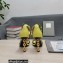 Tom Ford Heel 10.5cm Leather Chain Ankle Strap Sandals Yellow 2022