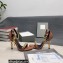 Tom Ford Heel 10.5cm Leather Chain Ankle Strap Sandals Brown 2022