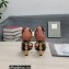 Tom Ford Heel 10.5cm Leather Chain Ankle Strap Sandals Brown 2022