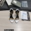 Tom Ford Heel 10.5cm Leather Chain Ankle Strap Sandals White 2022