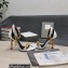Tom Ford Heel 10.5cm Leather Chain Ankle Strap Sandals White 2022