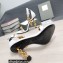 Tom Ford Heel 10.5cm Leather Chain Ankle Strap Sandals White 2022