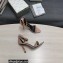 Tom Ford Heel 10.5cm Leather Chain Ankle Strap Sandals Nude 2022